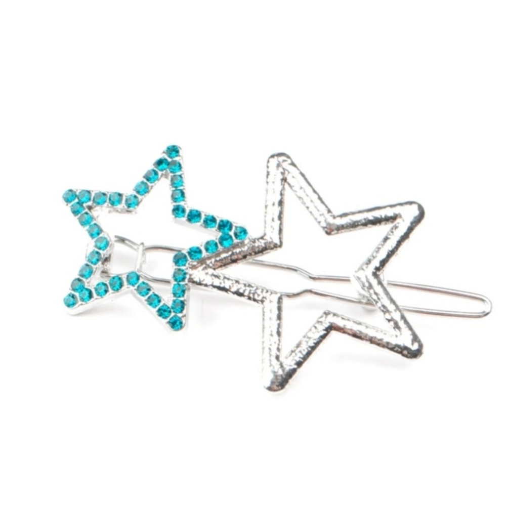 Blue hair clip paparazzi